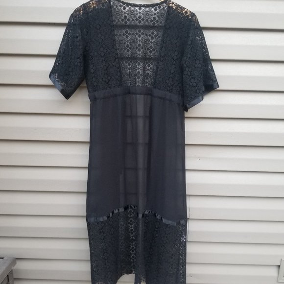 Black Lace Robe - Picture 9 of 9